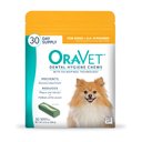 OraVet Hygiene Dental Chews for X-Small Dogs, Up to 10-lbs., 30 count