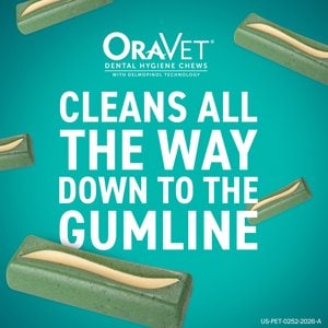 OraVet Hygiene Dental Chews for X-Small Dogs, Up to 10-lbs., 30 count