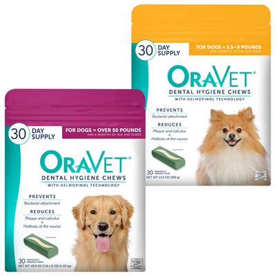 Show full view: OraVet Hygiene for X-Small Dogs + Dental Chews for Large & Giant Dogs slide 1 of 10
