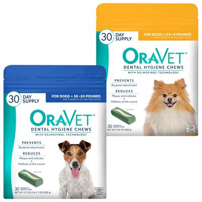 Show full view: OraVet Hygiene for X-Small Dogs + Dental Chews for Small Dogs slide 1 of 9