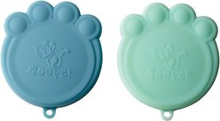 Speckle & Spot by Ore' Originals Pet Can Cover, Blue, 2 pack, 4-in wide slide 2 of 3