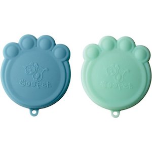 Speckle & Spot by Ore' Originals Pet Can Cover, Blue, 2 pack, 4-in wide