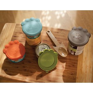 Speckle & Spot by Ore' Originals Pet Can Cover, Green, 2-pack, 4-in wide