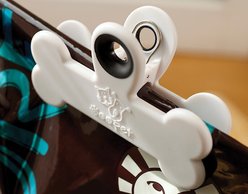 Speckle & Spot by Ore' Originals Pet Pet Food Bag Clip, Black/White, 4-in wide slide 2 of 2