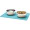 Show in main carousel: Speckle & Spot by Ore' Originals Pet Silicone Dog & Cat Placemat, Aqua slide 5 of 7