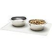 Show in main carousel: Speckle & Spot by Ore' Originals Pet Silicone Dog & Cat Placemat, Light Grey slide 5 of 7