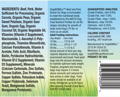 OrgaNOMics Beef & Pork Dinner Grain-Free Pate Wet Dog Food, 12.5-oz can, case of 12 slide 2 of 6