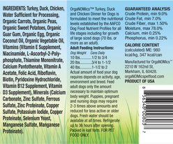 OrgaNOMics Turkey, Duck & Chicken Dinner Grain-Free Pate Wet Dog Food, 12.5-oz can, case of 12 slide 2 of 6