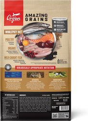 ORIJEN Amazing Grains High-Protein Puppy Dry Dog Food, 22.5-lb bag slide 2 of 9
