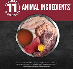 ORIJEN Beef & Tuna Entree Chunks & Shreds Wet Cat Food, 3-oz can, case of 12 slide 2 of 8