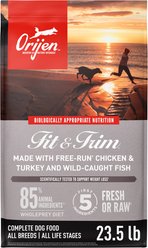ORIJEN Fit & Trim Grain-Free High-Protein Dry Dog Food, 23.5-lb bag
