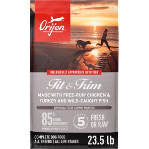 ORIJEN Fit & Trim Grain-Free High-Protein Dry Dog Food, 23.5-lb bag