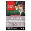 ORIJEN Fit & Trim Grain-Free High-Protein Premium Dry Cat Food, 4-lb bag