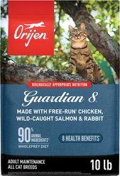 ORIJEN Guardian 8 Grain-Free High-Protein Premium Dry Cat Food, 10-lb bag