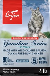ORIJEN Guardian Senior Grain-Free High-Protein Premium Dry Cat Food, 4-lb bag