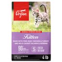 ORIJEN Kitten Grain-Free High-Protein Premium Dry Cat Food, 4-lb bag
