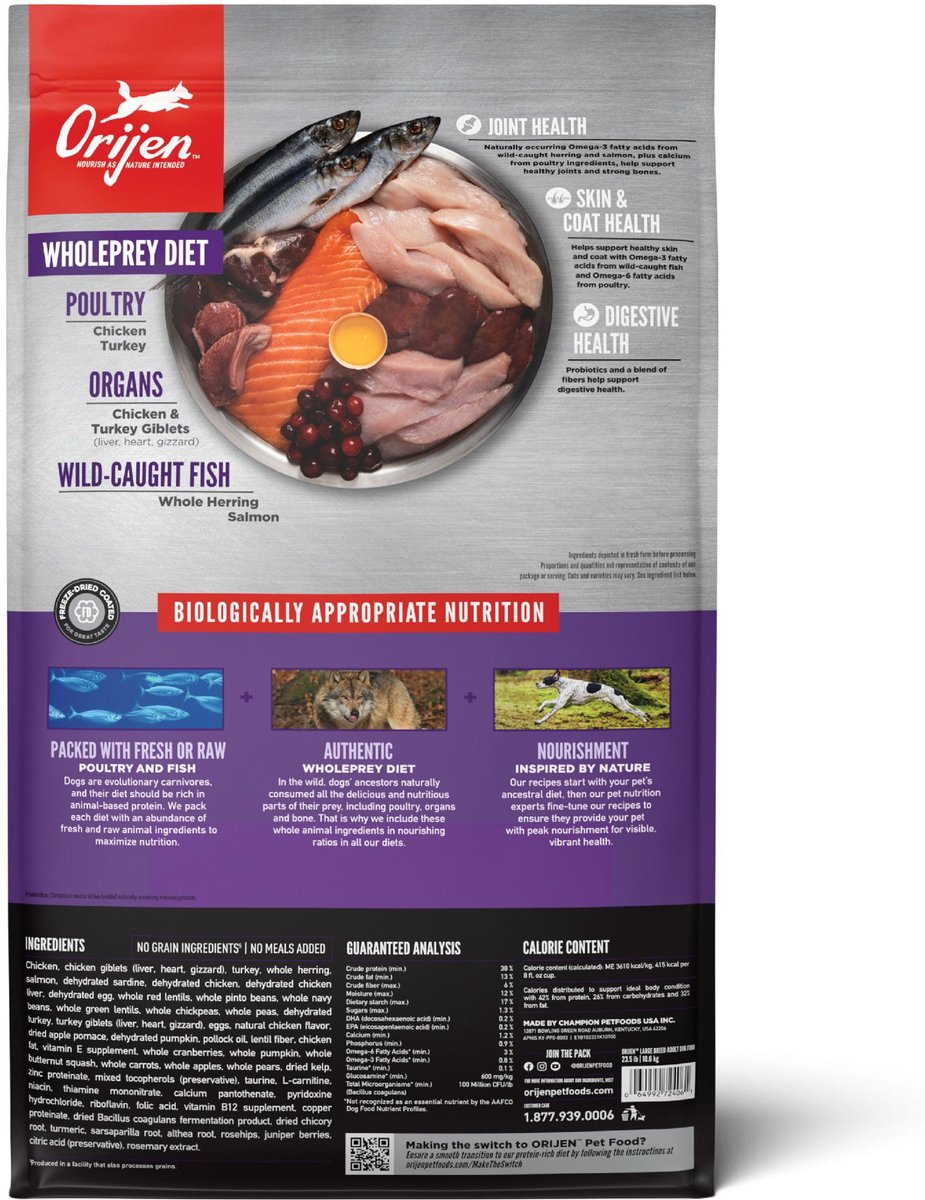 Orijen Fit and Trim Grain-Free Dry Dog Food