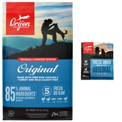 ORIJEN Original Dry Dog Food + Freeze-Dried Dog Food & Topper