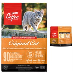 ORIJEN Original Dry Food + Original Freeze-Dried Cat Treats