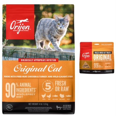 ORIJEN ORIJEN Original Dry Food + Original Freeze-Dried Cat Treats
