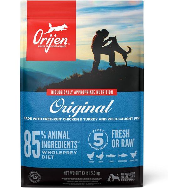 Picture of ORIJEN Original Grain-Free Dry Dog Food, 13-lb bag - Chewy.com