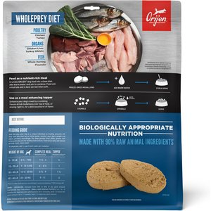 ORIJEN Original Grain-Free High-Protein Freeze-Dried Dog Food & Topper, 16-oz bag