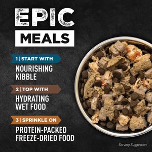 ORIJEN Original Grain-Free High-Protein Freeze-Dried Dog Food & Topper, 16-oz bag