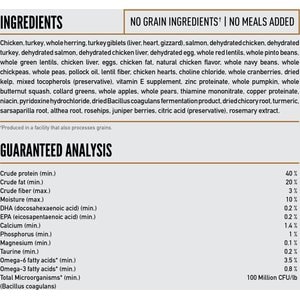 ORIJEN Original Grain-Free High-Protein Premium Dry Cat Food, 4-lb bag