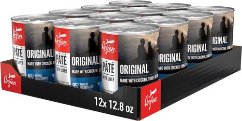 ORIJEN Original Pate with Liver Wet Dog Food, 12.8-oz, case of 12