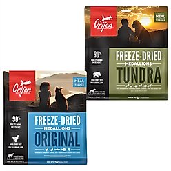 ORIJEN Original + Tundra Freeze-Dried Dog Food & Topper