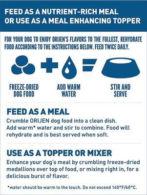 Show full view: ORIJEN Original + Tundra Freeze-Dried Dog Food & Topper slide 4 of 8