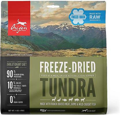 Show full view: ORIJEN Original + Tundra Freeze-Dried Dog Food & Topper slide 5 of 8