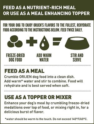 Show full view: ORIJEN Original + Tundra Freeze-Dried Dog Food & Topper slide 8 of 8