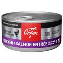 ORIJEN Premium Chicken & Salmon Entree in Bone Broth Pate Wet Kitten Cat Food, 3-oz can, case of 24
