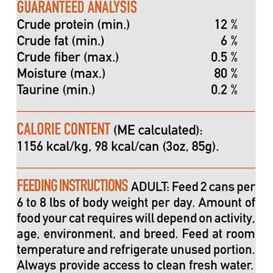 ORIJEN Premium Original Entree in Bone Broth Pate Wet Cat Food, 3-oz can, case of 24