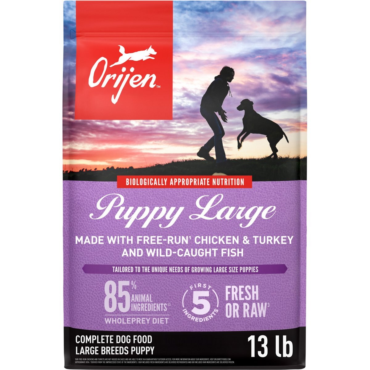 Orijen Puppy Large Breed Dry Dog Food, 13-lb bag