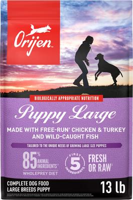 ORIJEN Puppy Large Grain-Free High-Protein Dry Dog Food, 13-lb bag