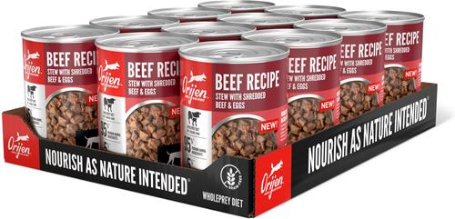 Show full view: ORIJEN Real Meat Shreds Beef Recipe Stew Wet Food + Regional Red Dry Dog Food slide 5 of 8