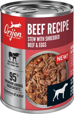 Show full view: ORIJEN Real Meat Shreds Beef Recipe Stew Wet Food + Regional Red Dry Dog Food slide 6 of 8