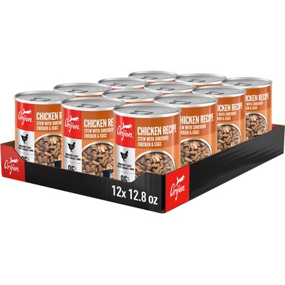 ORIJEN ORIJEN Real Meat Shreds Chicken Stew Wet Dog Food, 12.8-oz can, case of 12
