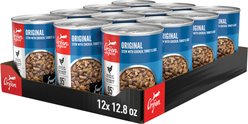 ORIJEN Real Meat Shreds Original Stew Grain-Free Wet Dog Food, 12.8-oz can, case of 12