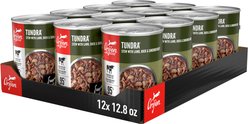 ORIJEN Real Meat Shreds Tundra Stew Wet Dog Food, 12.8-oz can, case of 12