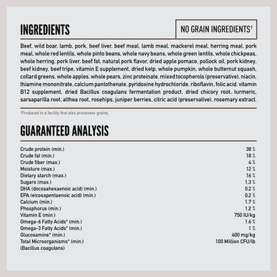 Show full view: ORIJEN Regional Red Grain-Free Dry Dog Food, 23.5-lb bag + Regional Red Grain-Free Freeze-Dried Dog Food & Topper, 16-oz bag slide 3 of 9