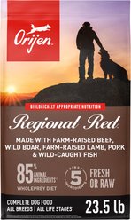 ORIJEN Regional Red Grain-Free Poultry Free High-Protein Dry Dog Food, 23.5-lb bag