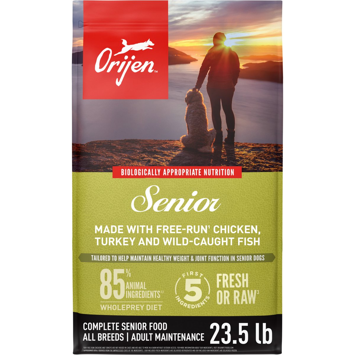 Orijen Senior Dry Dog Food, 25-lb bag