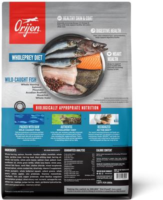 Show full view: ORIJEN Six Fish Dry Food + Freeze-Dried Cat Treats slide 2 of 9