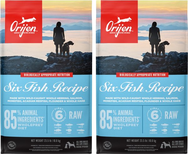 ORIJEN Six Fish Grain-Free Dry Dog Food