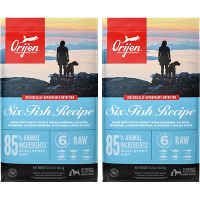 ORIJEN ORIJEN Six Fish Grain-Free Dry Dog Food, 47-lb bundle
