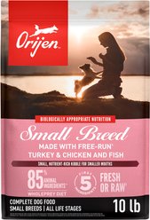 ORIJEN Small Breed Grain-Free High-Protein Dry Dog Food, 10-lb bag