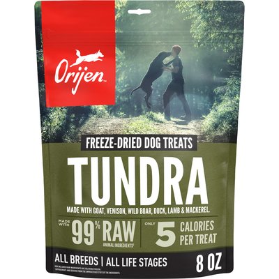 ORIJEN ORIJEN Tundra Grain-Free High-Protein Freeze-Dried Dog Treats, 8-oz bag